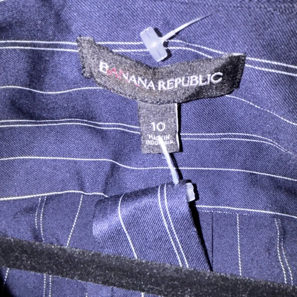 Banana Republic Navy and White Striped Dress - Picture 9 of 11